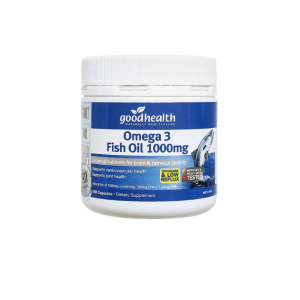 Omega-3 Fish Oil 1000mg H/150v GOODHEALTH Hỗ trợ phát triển não bộ, thị lực và tim mạch
